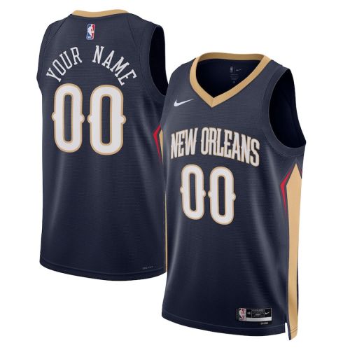 New Orleans Pelicans Icon Swingman Custom Jersey - Black