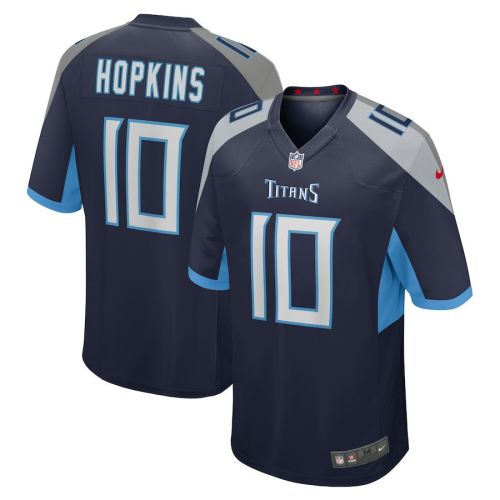 DeAndre Hopkins 10 Tennessee Titans Men Game Jersey - Navy