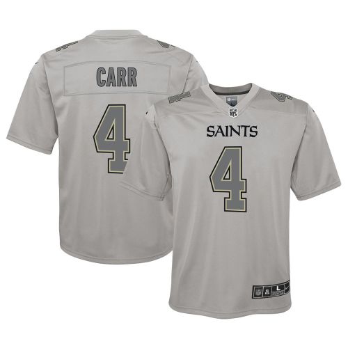 Derek Carr 4 New Orleans Saints Atmosphere Fashion Game Youth Jersey - White