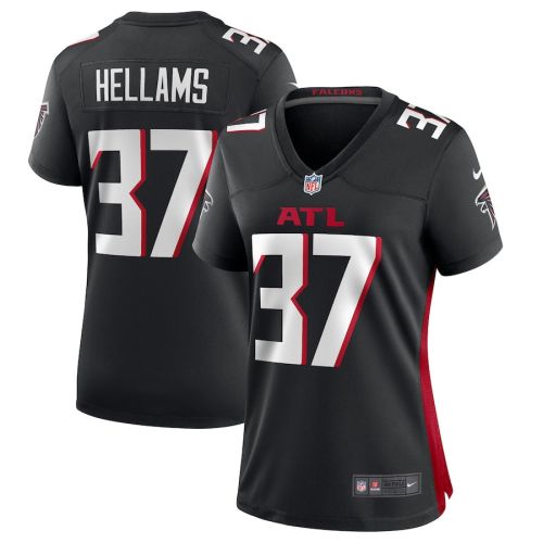 DeMarcco Hellams 37 Atlanta Falcons Game Women Jersey - Black