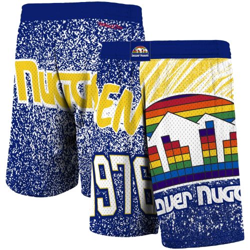 Denver Nuggets Hardwood Classics Jumbotron Sublimated Shorts