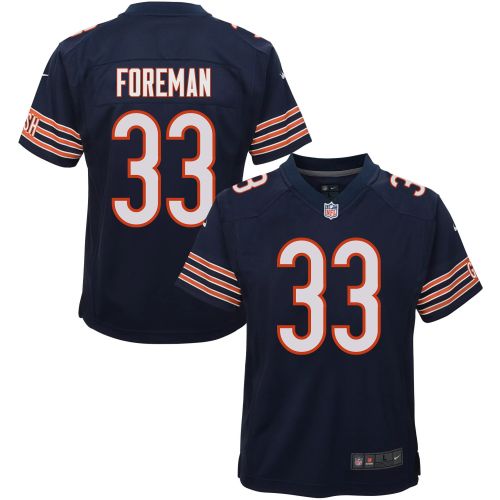 D’onta Foreman 33 Chicago Bears Youth Game Jersey - Navy