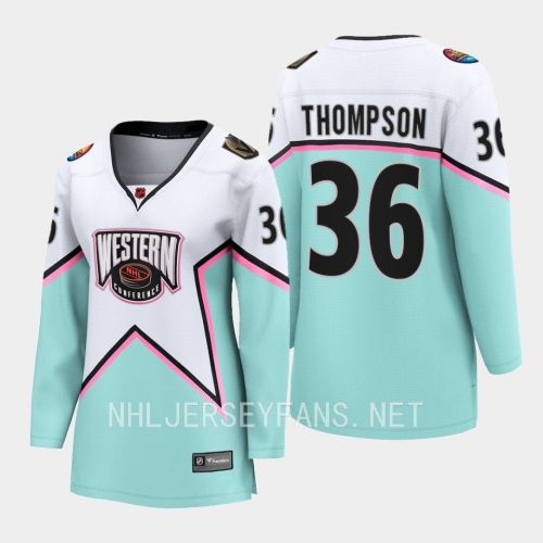 Logan Thompson 36 Vegas Golden Knights 2023 All-Star Game Jersey White Equipment