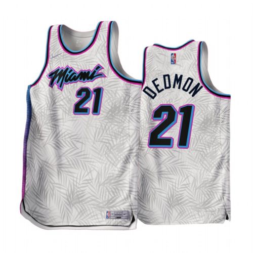 Miami Heat Dewayne Dedmon 21 2022-23 Earned Edition White Men Jersey