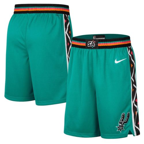 San Antonio Spurs 2022/23 City Edition Swingman Shorts - Turquoise