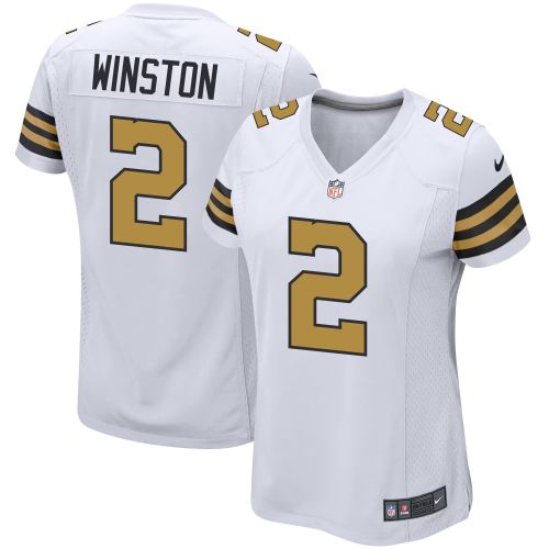 Jameis Winston 2 New Orleans Saints Women Alternate Game Jersey - White