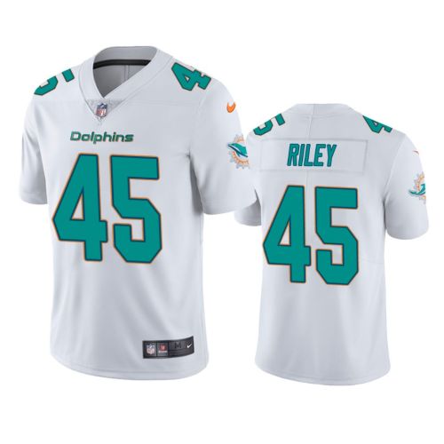 Duke Riley 45 Miami Dolphins White Vapor Limited Jersey