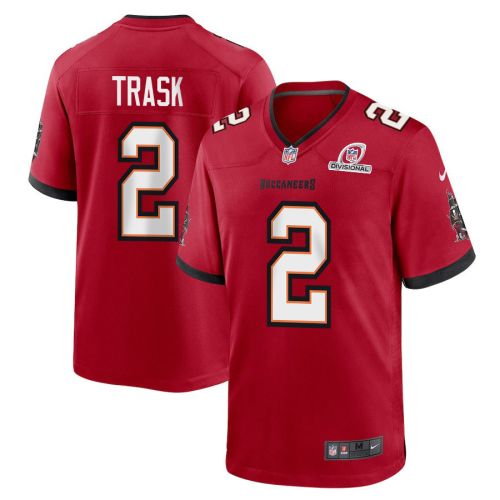 Kyle Trask 2 Tampa Bay Buccaneers 2024 Divisional Patch Game Men Jersey - Red