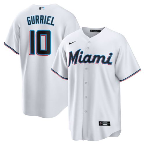 Yuli Gurriel 10 Miami Marlins Men Jersey - White