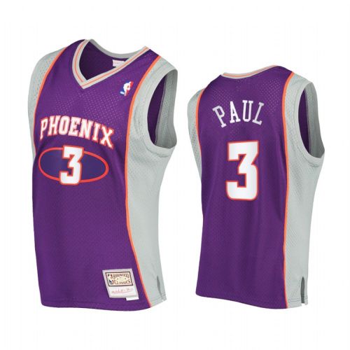 Chris Paul 3 Phoenix Suns Hardwood Classics Jersey Purple