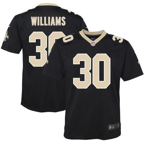 Jamaal Williams 30 New Orleans Saints Youth Game Jersey - Black