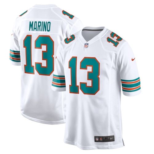 Dan Marino 13 Miami Dolphins Retired Player Jersey - White