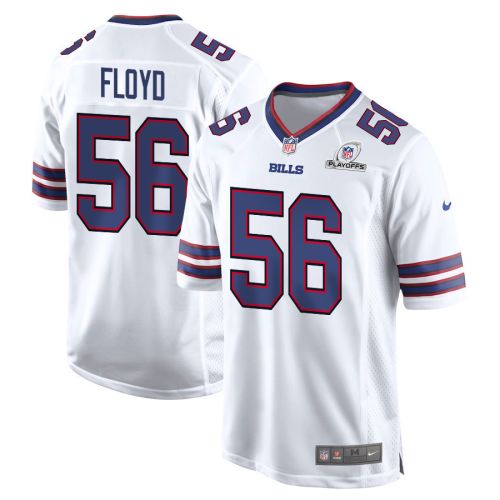 Leonard Floyd 56 Buffalo Bills 2023 Playoffs Patch Game Men Jersey - White