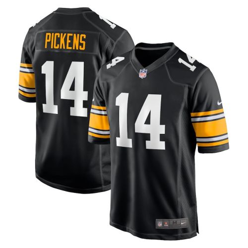 George Pickens 14 Pittsburgh Steelers Alternate Game Player Jersey - Black