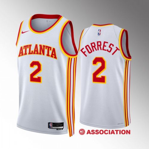 Atlanta Hawks Trent Forrest 2 Association Edition White Jersey 2022-23 Swingman