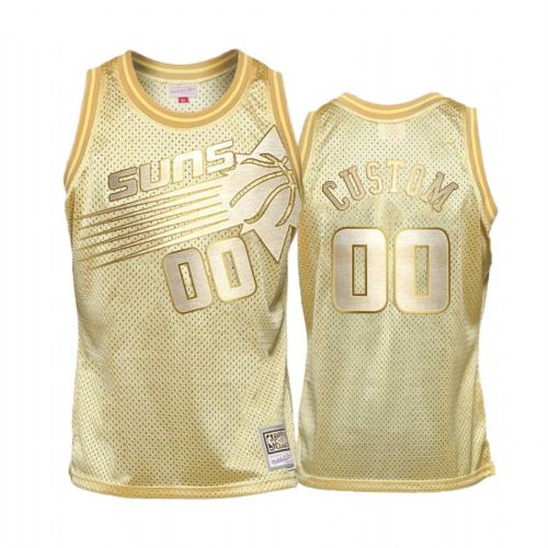 Custom 00 Phoenix Suns Golden HWC Limited Jersey