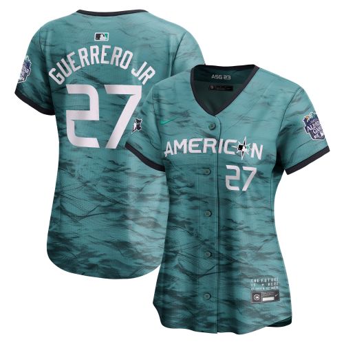 Vladimir Guerrero Jr. 27 American League Women's 2023 MLB All-Star Game Limited Jersey - Teal