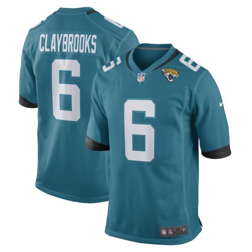 Chris Claybrooks Jacksonville Jaguars Game Player Jersey - Teal