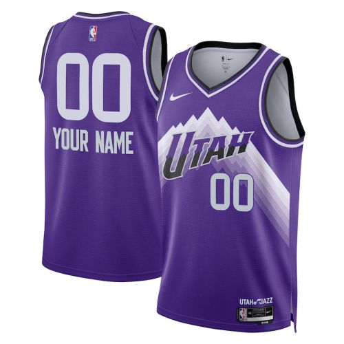 Utah Jazz 2023/24 City Edition Swingman Custom Jersey - Purple