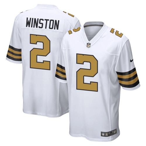 Jameis Winston 2 New Orleans Saints Men Alternate Game Jersey - White