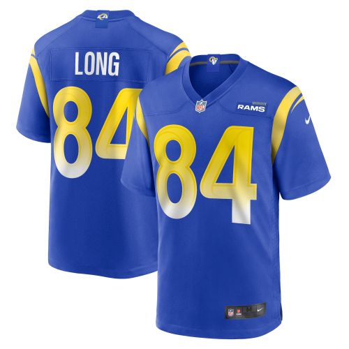 Hunter Long 84 Los Angeles Rams Home Game Jersey - Royal