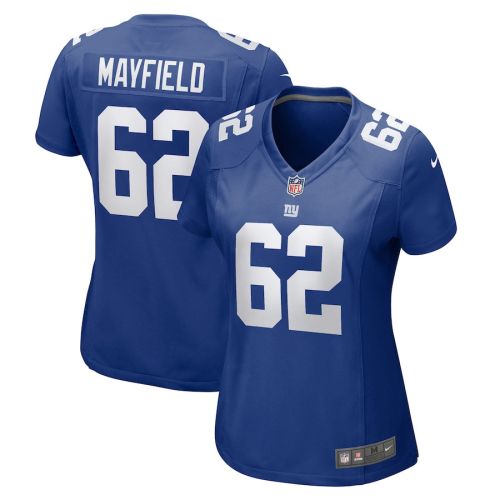 Jalen Mayfield 62 New York Giants Women Game Jersey - Royal