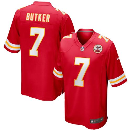 Harrison Butker 7 Kansas City Chiefs Game Men Jersey - Red