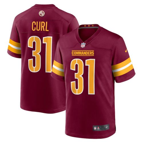 Kamren Curl Washington Commanders Player Game Jersey - Burgundy