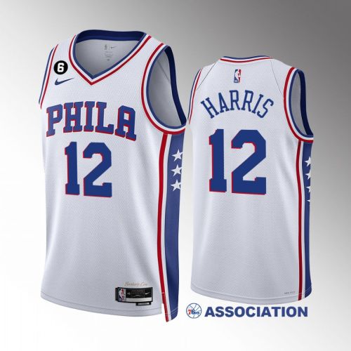 Tobias Harris 12 Philadelphia 76ers White Jersey 2022-23 Association Edition Swingman