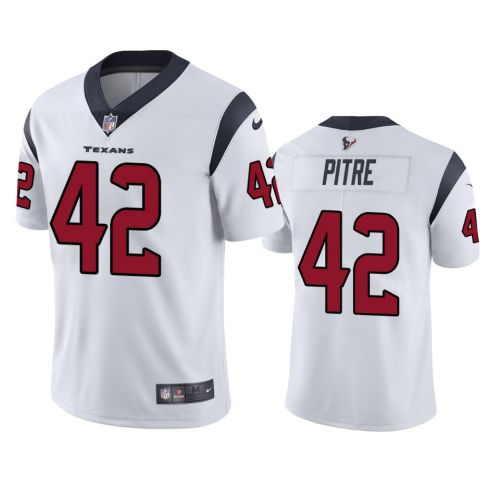 Houston Texans Jalen Pitre 42 White Vapor Limited Jersey