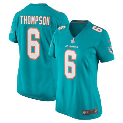 Skylar Thompson 6 Miami Dolphins Women Team Game Jersey - Aqua