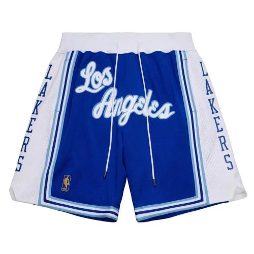 Los Angeles Lakers NBA Retro Shorts - Blue/White