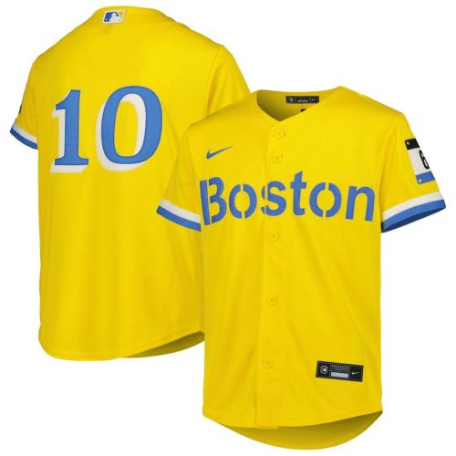 Trevor Story 10 Boston Red Sox Youth City Connect Jersey - Gold