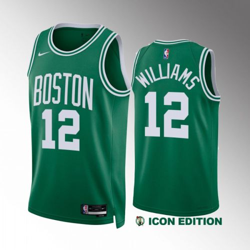 Grant Williams 12 2022-23 Boston Celtics Green Icon Edition Jersey Swingman