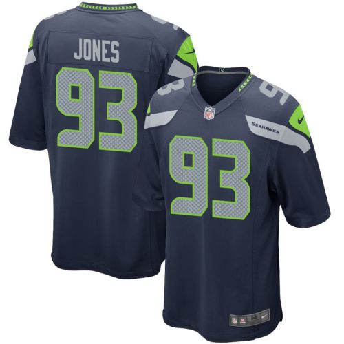 Dre’mont Jones 93 Seattle Seahawks Game Men Jersey - College Navy