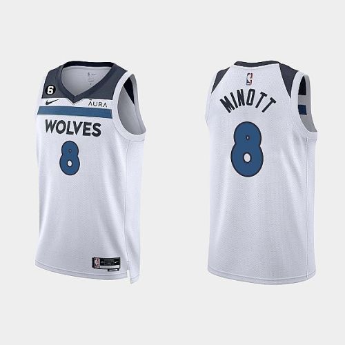 Minnesota Timberwolves Josh Minott 8 2022-23 Association Edition White Men Jersey Swingman