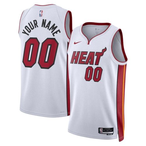 Miami Heat Custom 00 Men 2022/23 Swingman Jersey - Association Edition