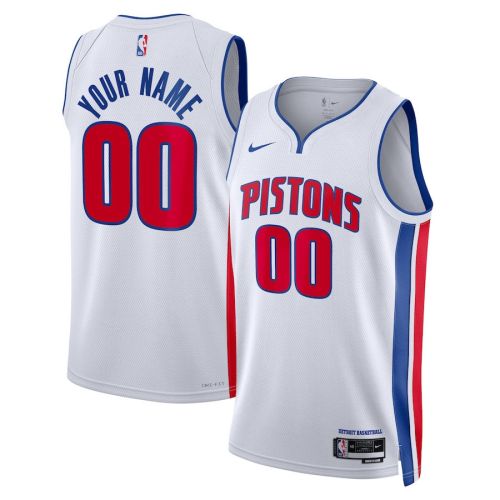 Detroit Pistons Custom 00 Men 2022/23 Swingman Jersey - Association Edition