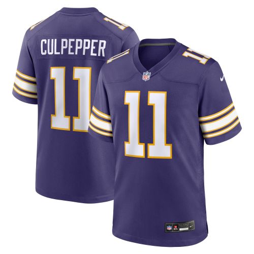 Daunte Culpepper 11 Minnesota Vikings Classic Retired Game Men Jersey - Purple