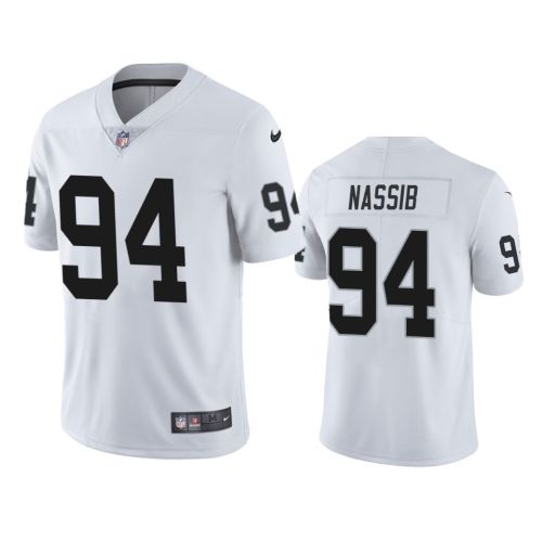 Las Vegas Raiders 94 Carl Nassib White Jersey