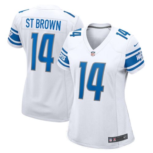 Amon-Ra St. Brown Detroit Lions Women's Player Game Jersey - White