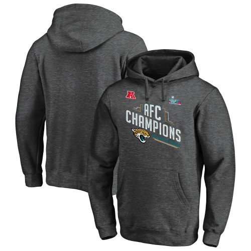 Jacksonville Jaguars AFC Conference Champions Grey Pullover Hoodie