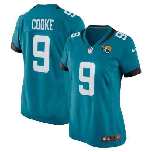 Logan Cooke 9 Jacksonville Jaguars Women's Game Jersey - Teal