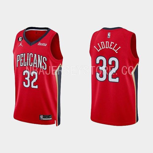 New Orleans Pelicans E. J. Liddell 32 Red 2022-23 Statement Edition Men Jersey