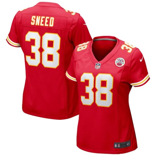 L'Jarius Sneed 38 Kansas City Chiefs Game Women Jersey - Red