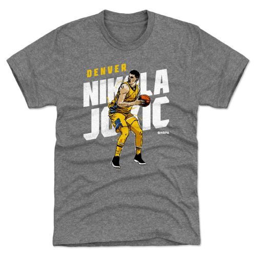 Nikola Jokic Denver Nuggets 2021 MVP T-Shirt - Sport Grey