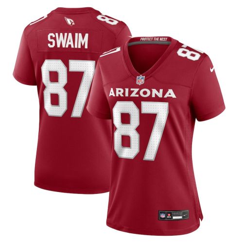 Geoff Swaim 87 Arizona Cardinals Women Team Game Jersey - Cardinal