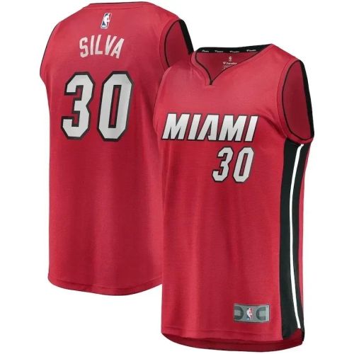 Chris Silva Miami Heat Fast Break Player Jersey Red - Statement Edition