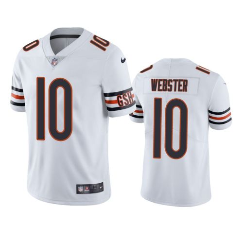 Chicago Bears Nsimba Webster 10 White Vapor Limited Jersey - Men's