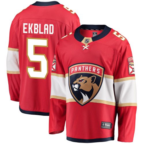 Men's Aaron Ekblad Red Florida Panthers Breakaway Player Jersey Jersey